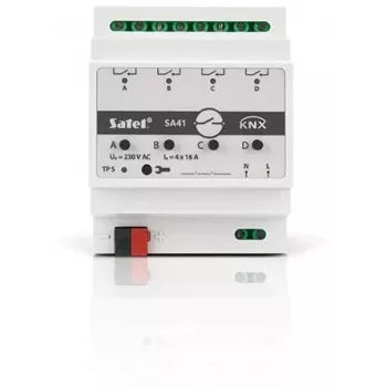 SATEL KNX 4-kanālu komutācijas izpildmehānisms KNX-SA41