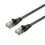 Ethernet kabelis Unitek Cat6 UTP RJ45 3 m, Gigabit, 250 MHz, melns, masīvs vadītājs, PVC apvalks