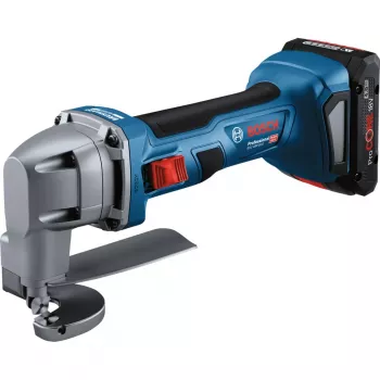 Bosch GSC 18V-16 E Professional akumulatora skārda šķēres, 18 V, 2x ProCORE18V 4,0 Ah, L-BOXX, zilas/melnas