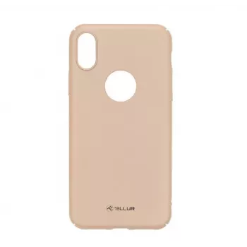Aizsargmaciņš Tellur Cover Super Slim iPhone X/XS — zelta krāsa, īpaši plāns profils