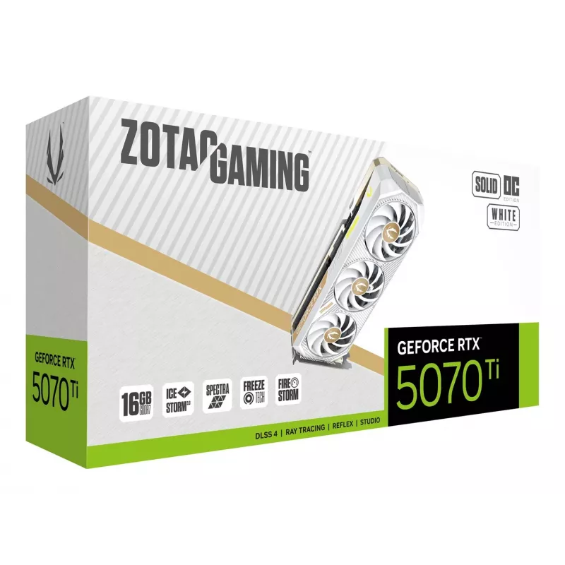 ZOTAC GAMING GeForce RTX 5070 Ti SOLID CORE OC 16GB GDDR7 videokarte