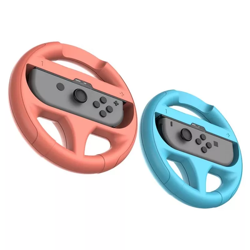 Subsonic stūres modifikācijas komplekts 2 gab. Nintendo Switch & Switch 2 sarkanā/tirkīza krāsā