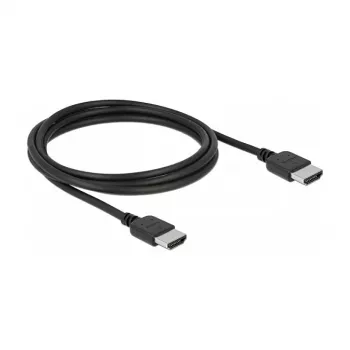 HDMI kabelis DeLOCK 85216 1,5m Type A vīrietis-vīrietis Melns
