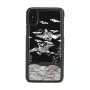 iKins aizsargmaciņš iPhone XS / XS Max — Crane Black