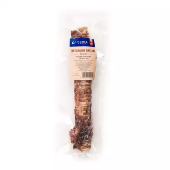 PETMEX liellopa traheja 30 cm dabīgais kumoss vidējiem un lieliem suņiem, 75 g