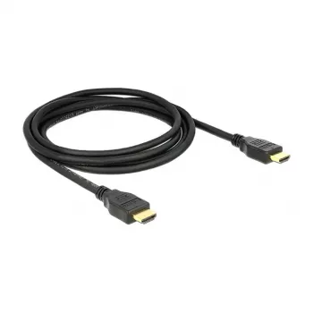 HDMI kabelis DeLOCK 84713 1m Type A vīrietis uz vīrieti Melns