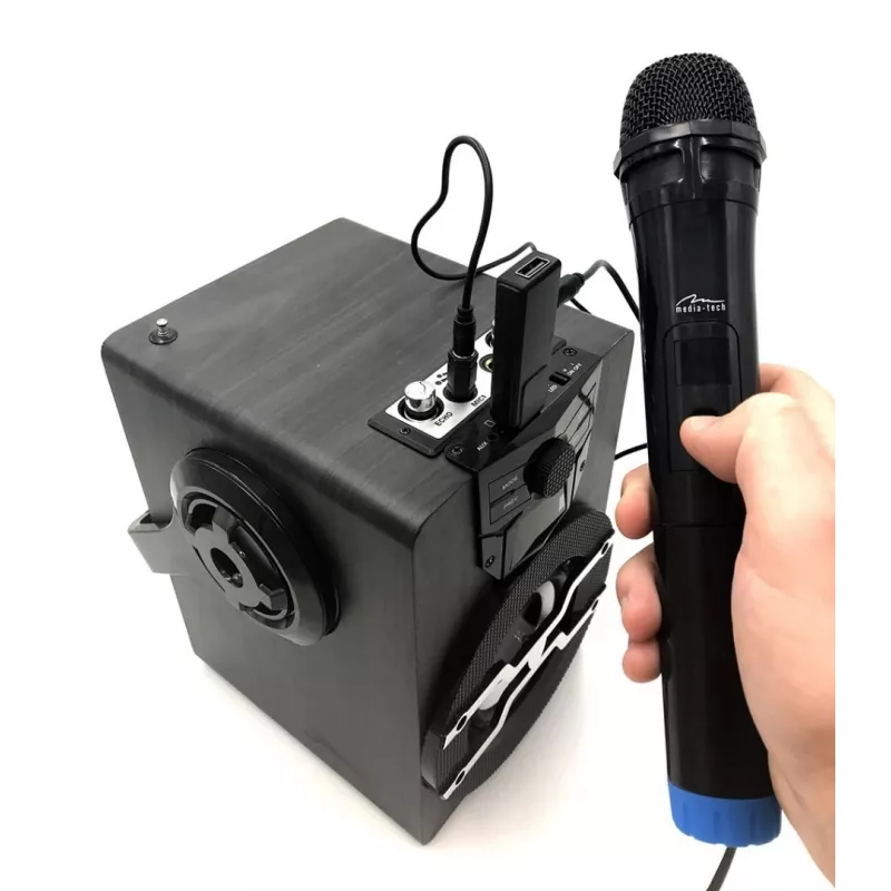 Media-Tech MT395 Accent Pro bezvadu karaoke mikrofonu komplekts, 2 gab.