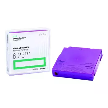 HPE LTO Ultrium 6 RW datu lentes kasetne C7976AN — 6,25 TB, violeta, 20 iepakojums