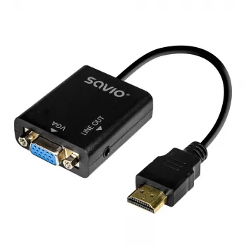 Savio SAVAK-76 HDMI-VGA adapteris ar audio izeju