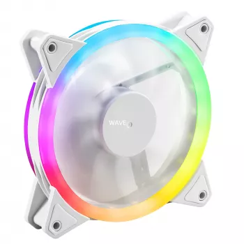 SHARKOON Shark Blades 120mm ARGB PWM korpusa ventilators - balts