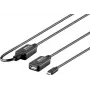 Renkforce RF-4752800 USB kabelis 7,5 m USB 2.0 USB A USB C Melns