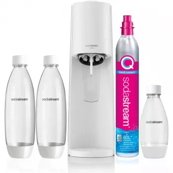 SodaStream sodas pagatavotājs Terra Megapack QC balts ar 3 pudelēm (2270213)