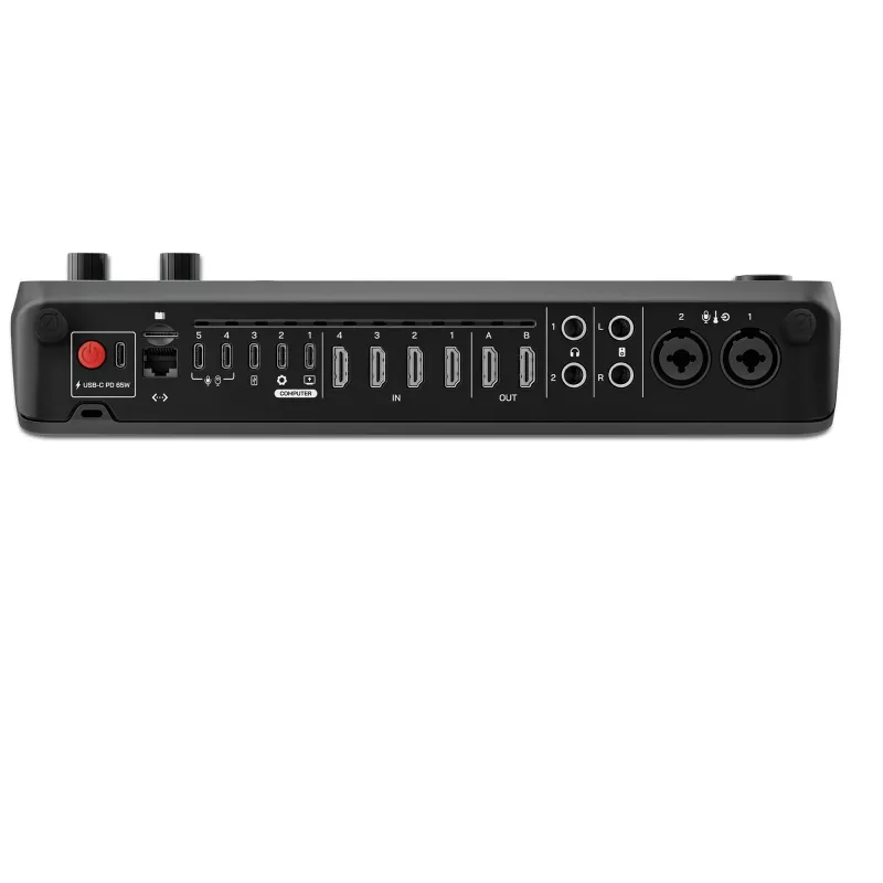 Rode RØDECaster Video video un audio producēšanas konsole, līdz 6 video avotiem, divi priekšpastiprinātāji, divi iebūvēti bezvadu uztvērēji