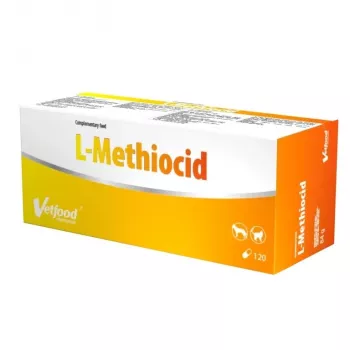 VETFOOD L-Methiocid - uztura bagātinātājs suņiem un kaķiem - 120 gab.