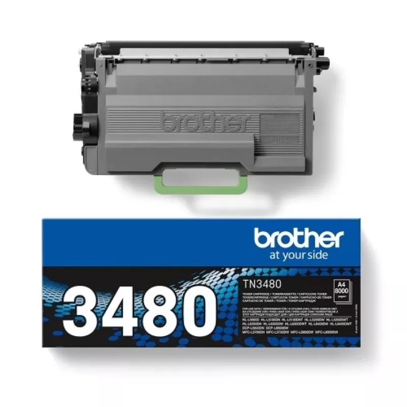 Brother TN-3480 melna tonera kasetne (SPEC, B klases iepakojums)