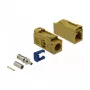 Koaksiālais savienotājs DELOCK 89694 FAKRA K tēviņš, apzeltīti kontakti, 13,8×25×9,5 mm