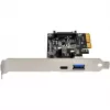 SilverStone ECU03 USB-C 3.1 un USB-C adapteris PCIe 2.0 x2 Low Profile (SST-ECU03)
