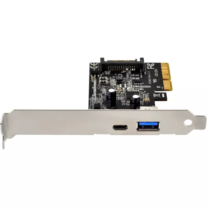 SilverStone ECU03 USB-C 3.1 un USB-C adapteris PCIe 2.0 x2 Low Profile (SST-ECU03)