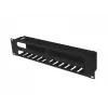 Kabeļu organizators 19 inch 2U LANBERG AK-1705-B, melns