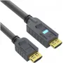 PureLink OneAV PI2010-250 HDMI kabelis ar Ethernet, HDMI vīrietis–HDMI vīrietis, 25 m, trīskārša izolācija, Melns
