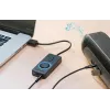 Ārējā USB 2.0 audio karte Vention CDRBF — 16 bitu, 44.1–48 kHz, barošana no USB, 1 m kabelis, line-in/line-out