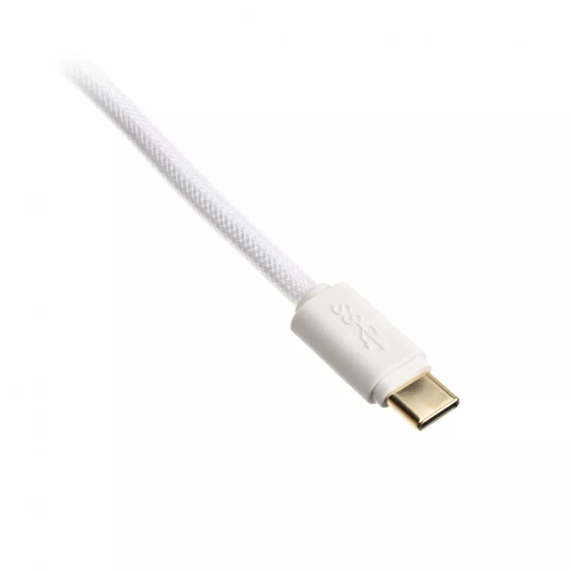 Ducky Coiled Cable White Edition DACOC2-WHT1, atdalāms, balts, spirālveida dizains