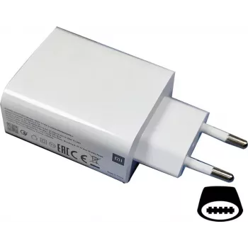 Xiaomi MDY-12-EW + Type-C kabelis - 3A - 55W - Balts - Ātrais lādētājs ceļojumu adapteris