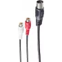 Audio kabelis ShiverPeaks BS10201 0,2 m DIN (5-pin) uz 2 x RCA melns