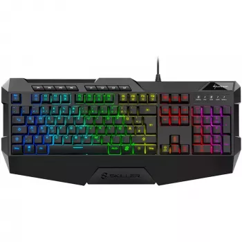 Sharkoon SKILLER SGK4 spēļu tastatūra USB QWERTZ vācu melna