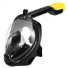 Snorkelēšanas maska Free Breath M2068G L/XL — pilnas sejas maska, melna