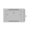 Pie sienas montējams 19 collu instalācijas skapis LANBERG WF01-6404-00S 4U 600×450 mm, pelēks