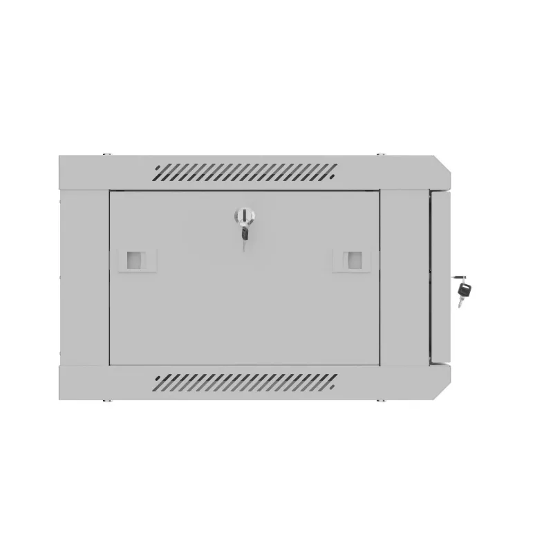 Pie sienas montējams 19 collu instalācijas skapis LANBERG WF01-6404-00S 4U 600×450 mm, pelēks