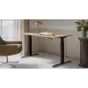 Rakstāmgalds ar elektrisku augstuma regulēšanu MOON LONG 150x80x72-120 melns/votana ozols