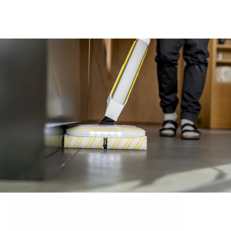 Elektriskā slota Kärcher FC 8 Smart Signature Line Battery Wet Bagless Silver White Yellow