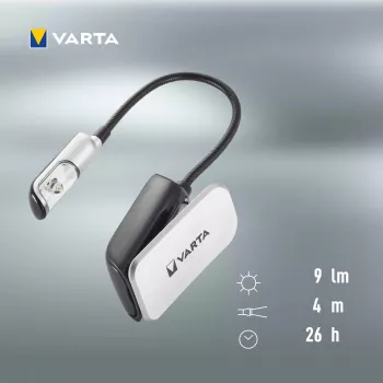Varta 16618 - Sīpola lukturītis - Melns - Sudrabs - Plastmasa - LED - 1 lampa - 9 lm