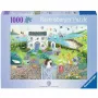 Puzle Ravensburger Coastal Cottage 1000 gab., 700 mm platums, 2 mm biezums