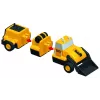 Popular Playthings Mix or Match Vehicles Construction Black Yellow transportlīdzekļu komplekts