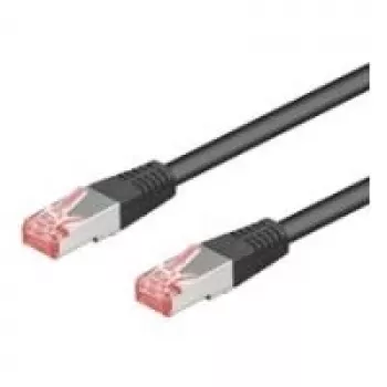 Wentronic Goobay CAT 6 savienojuma kabelis, S/FTP (PiMF), Melns, 30 m - LSZH bezhalogēns, Varš (68699)