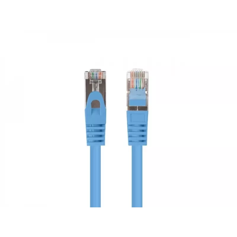 Lanberg PCF6-20CC-0025-B Cat6 FTP savienojuma kabelis, 0,25 m, zils, 10 gab.