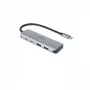 USB-C centrmezgls DICOTA D32061 10000 Mbit/s Sudrabs