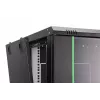 Sienas stiprinājuma tīkla skapis 19 inch Dynamic-N 16U 600x450 melns DN-37113