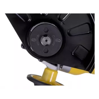 DeWALT DWE4357-QS portatīvā disku slīpmašīna, melna/dzeltena, 10500 RPM, 1700 W