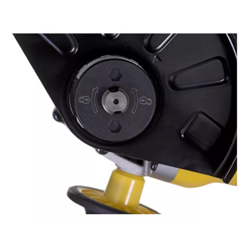 DeWALT DWE4357-QS portatīvā disku slīpmašīna, melna/dzeltena, 10500 RPM, 1700 W