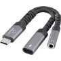 Renkforce USB-C Audio Adapter kabelis [1x spraudnis - 1x Audio stereo ligzda (RF-6877608)]