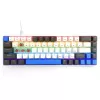 Media-Tech MT1259 Red Core MX60 kompakta 60 % mehāniskā tastatūra spēlētājiem