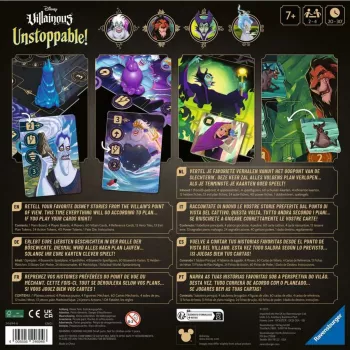 Galda spēle Ravensburger Disney Villainous Unstoppable! stratēģija no 7 gadiem