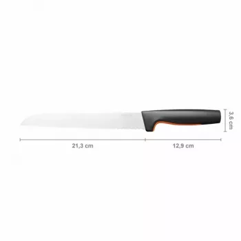 Fiskars 1057538 virtuves nazis Nerūsējošais tērauds 1 gab. Maizes nazis