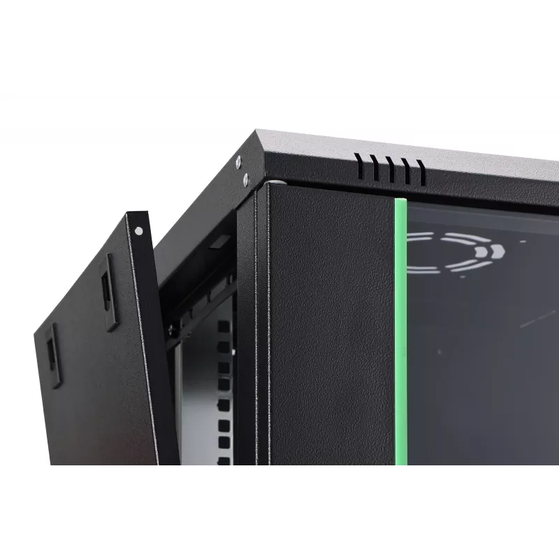 Sienas stiprinājuma skapis DIGITUS Dynamic-N 12U, 600x450 mm (PxD), IP20, atslēgas slēdzene, neizjaukts
