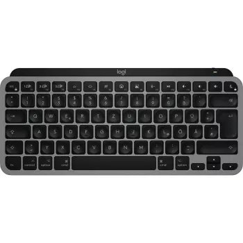 Klaviatūra Logitech MX Keys Mini For Mac QWERTZ Vācu Melna Pelēka