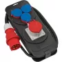 Brennenstuhl 1151600010 - Standarta pagarinātājs - Plastmasa - Melns - Zils - Sarkans - 4 AC-Izejas - 2 m - 400 V